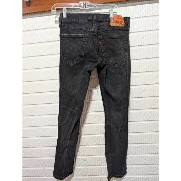 Levi Strauss & Co. Men's Black Mid-Rise Distressed 511 Jeans Size 31 x 32 - Picture 3 of 8